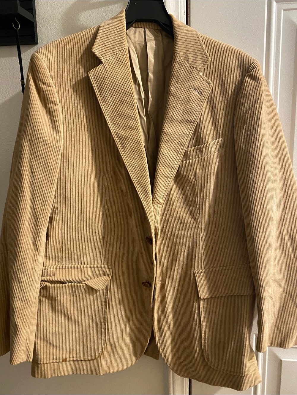 Men's Corduroy Sport Coat in Tan